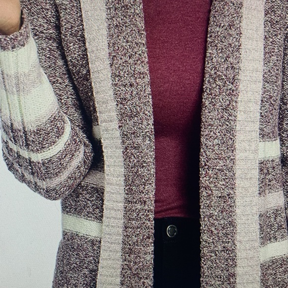 New Eco friendly Cardigan sweater lightweight tweed piece NWT - Picture 2 of 11